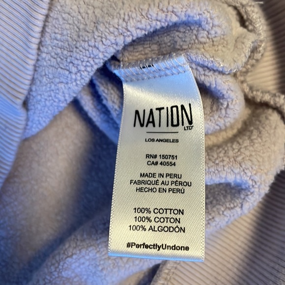 NATION LTD Puff Sleeve Sweatshirt - Picture 4 of 5